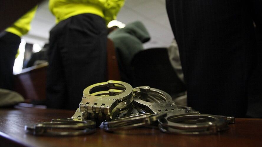 Arresto de miembros de Los Bodegueros. Foto: Colprensa