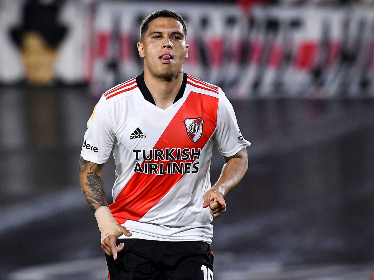 Gol y partidazo de Juan Fernando Quintero en la victoria de River Plate 4-2 ante Argentinos Juniors