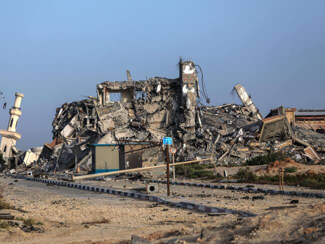 Al Nuseirat, central Gaza Strip. Foto: EFE.
