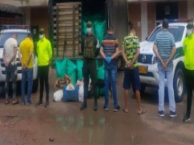 Contrabando de carne en Cúcuta, Norte de Santander. Foto: Twitter @ICACOLOMBIA