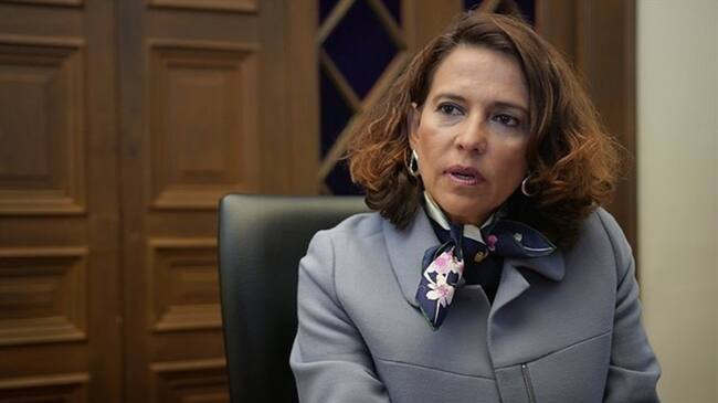 La ministra del Interior, Nancy Patricia Gutiérrez. Foto: Colprensa