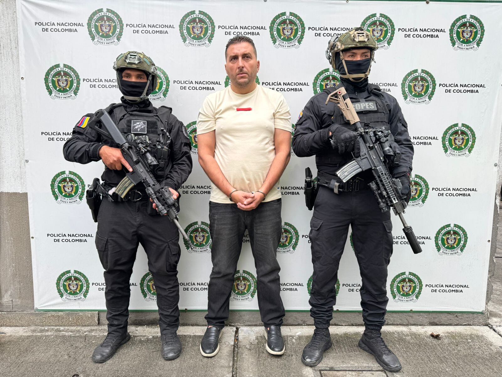 Fue capturado en Cali alias ‘Fedi’, cabecilla de la mafia italiana. Foto: suministrada.