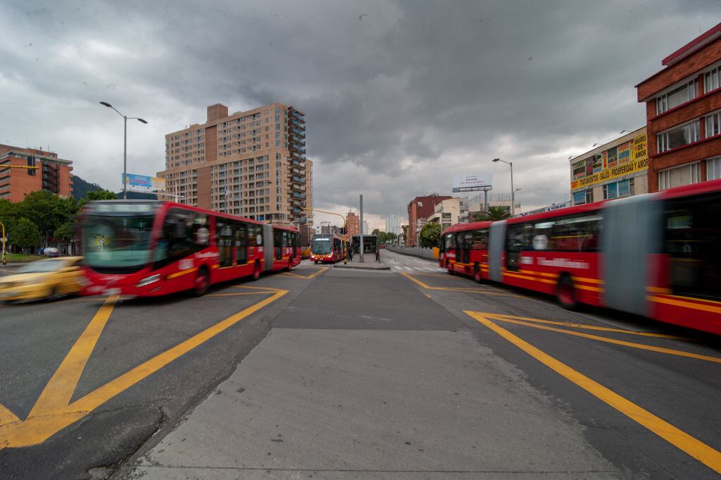 Avenida Caracas. (Photo by Sebastian Barros/NurPhoto via Getty Images)