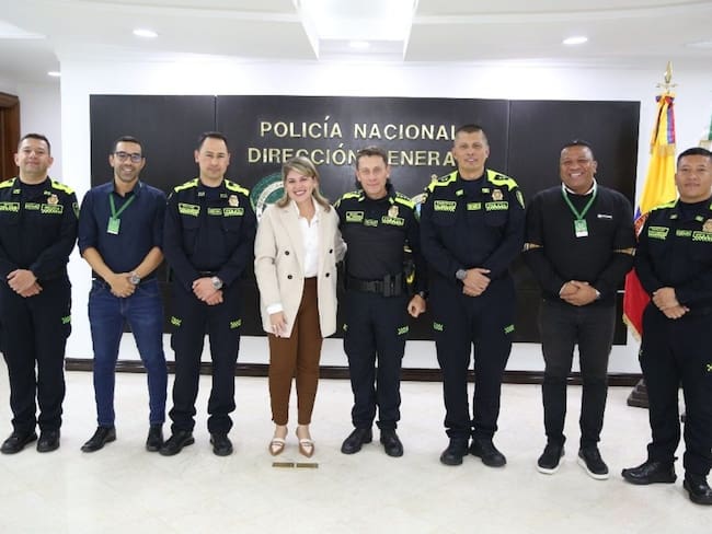 Reunión director de la Policía y la alcaldesa de Santa Marta / Policía 