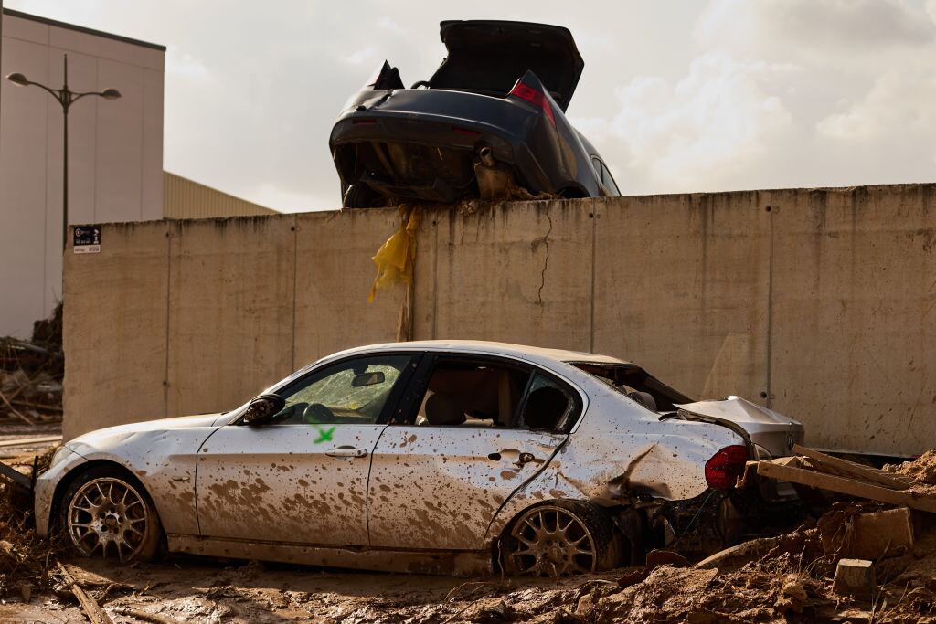 Afectados en Valencia, España. I Foto: Hazhard Espinoza Vallejos/NurPhoto via Getty Images.