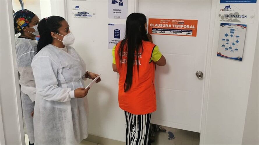 Suspenden vacunación en IPS de Santa Marta por supuestas inconsistencias en los protocolos. Foto: Alcaldía de Santa Marta