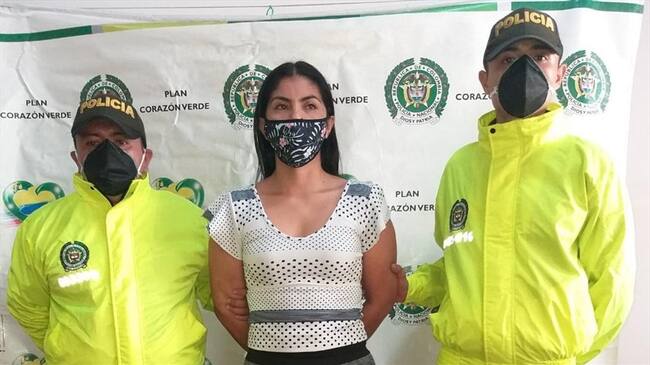 La Fiscalía solicitó una orden de captura en su contra y se hizo efectiva en Armenia, Quindío. Foto: Fiscalía