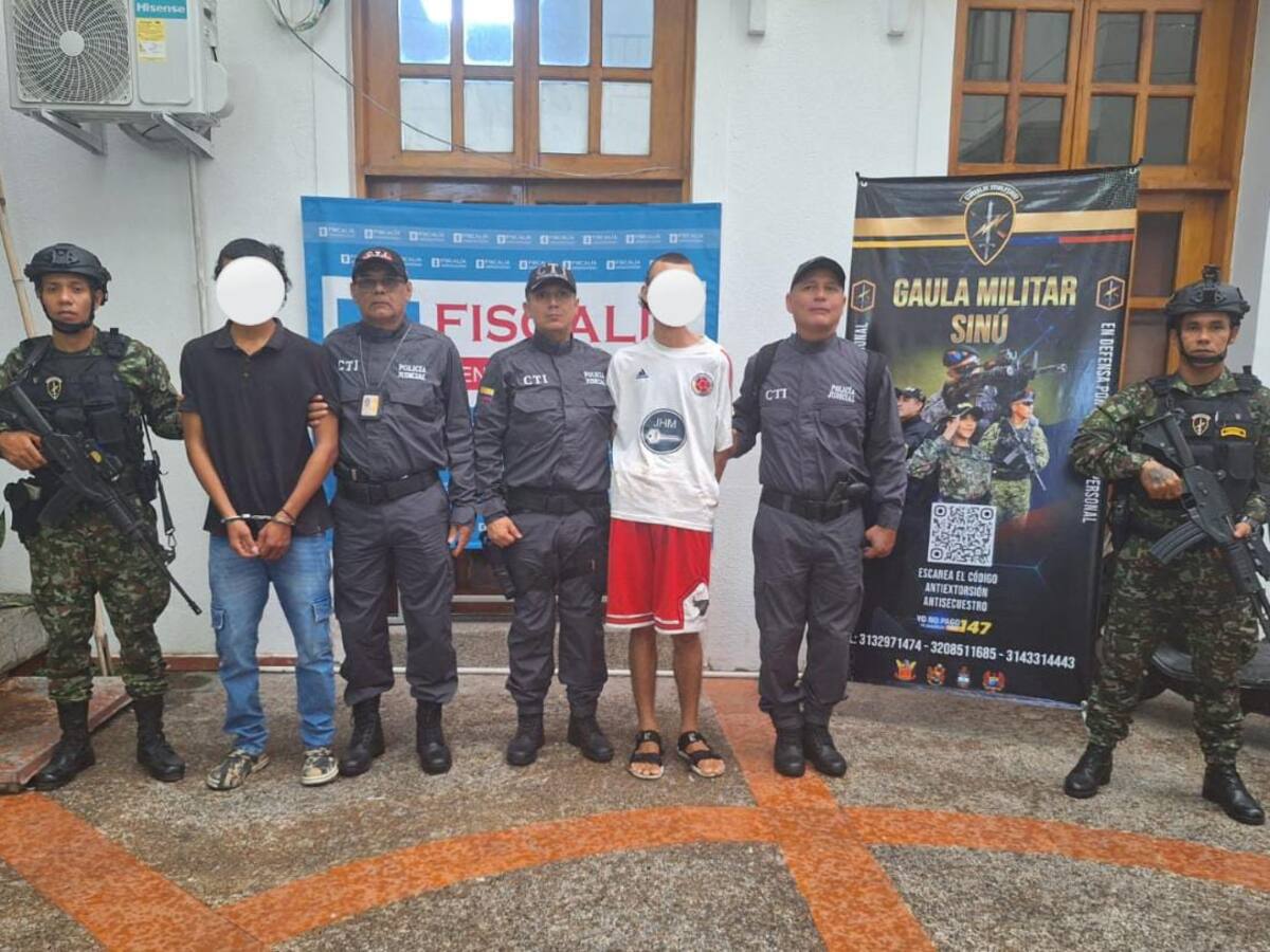 Capturan a presuntos implicados en el crimen de una menor de 17 años en Montería