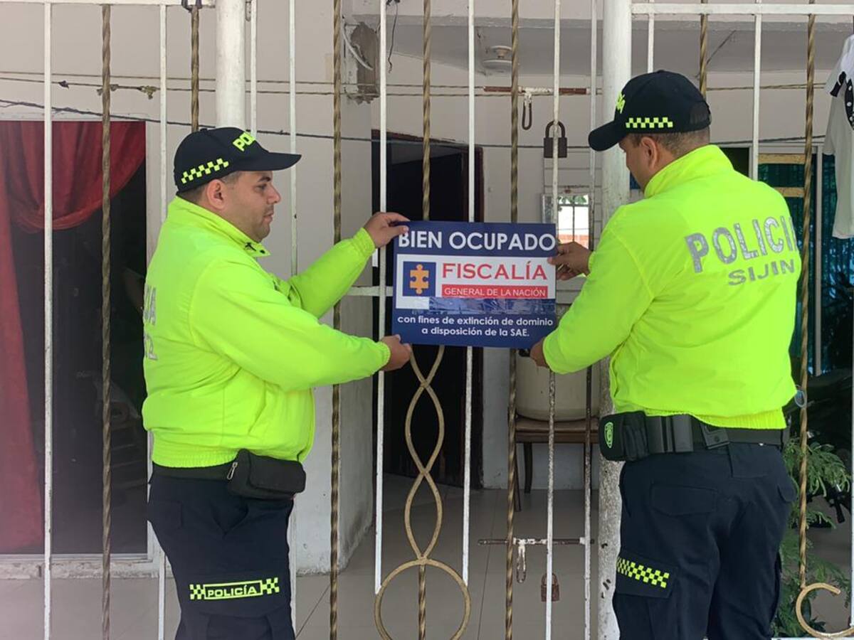 Autoridades embargaron 8 bienes del grupo criminal ‘Los Pepes’ en el Atlántico