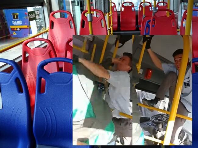 Conductor del SITP agredió a un pasajero. Foto: Colprensa