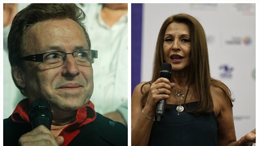 Jairo Martínez y Amparo Grisales . Foto: Colprensa