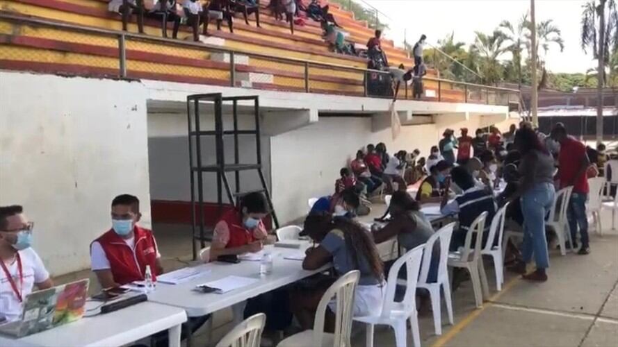 Según las autoridades, más de 180 personas abandonaron sus viviendas en el sector de Mazamorrero, límites con el municipio de Buenos Aires, a raíz de la presencia de grupos armados. Foto: Cortesía Alcaldía de Santander de Quilichao