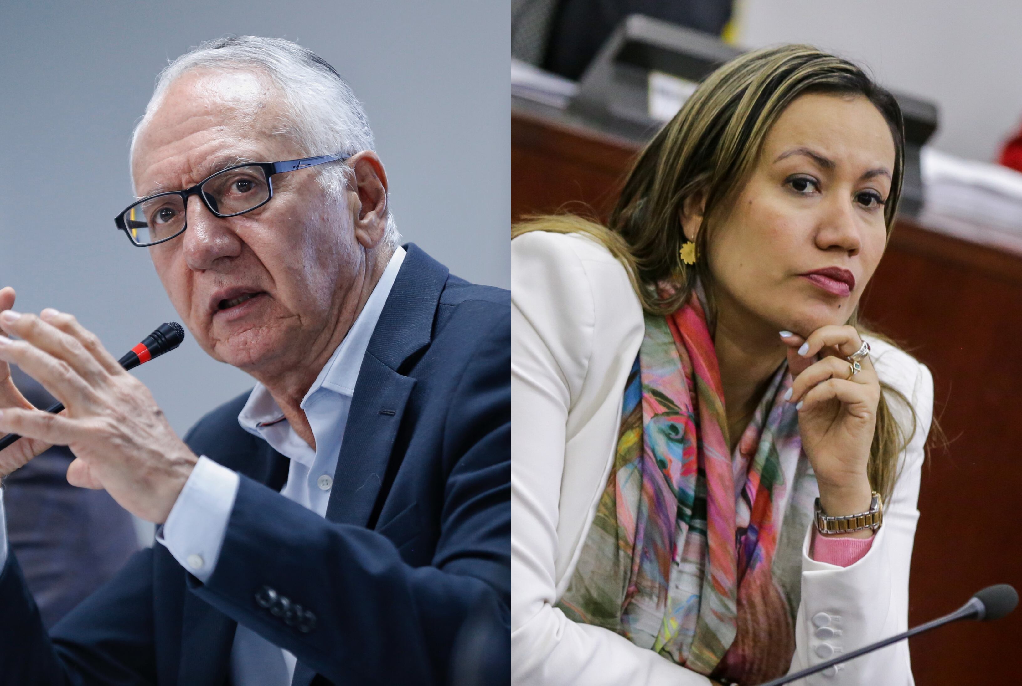 Alfonso Jaramillo y Carolina Corcho, ministro y exministra de Salud | Fotos: Colprensa