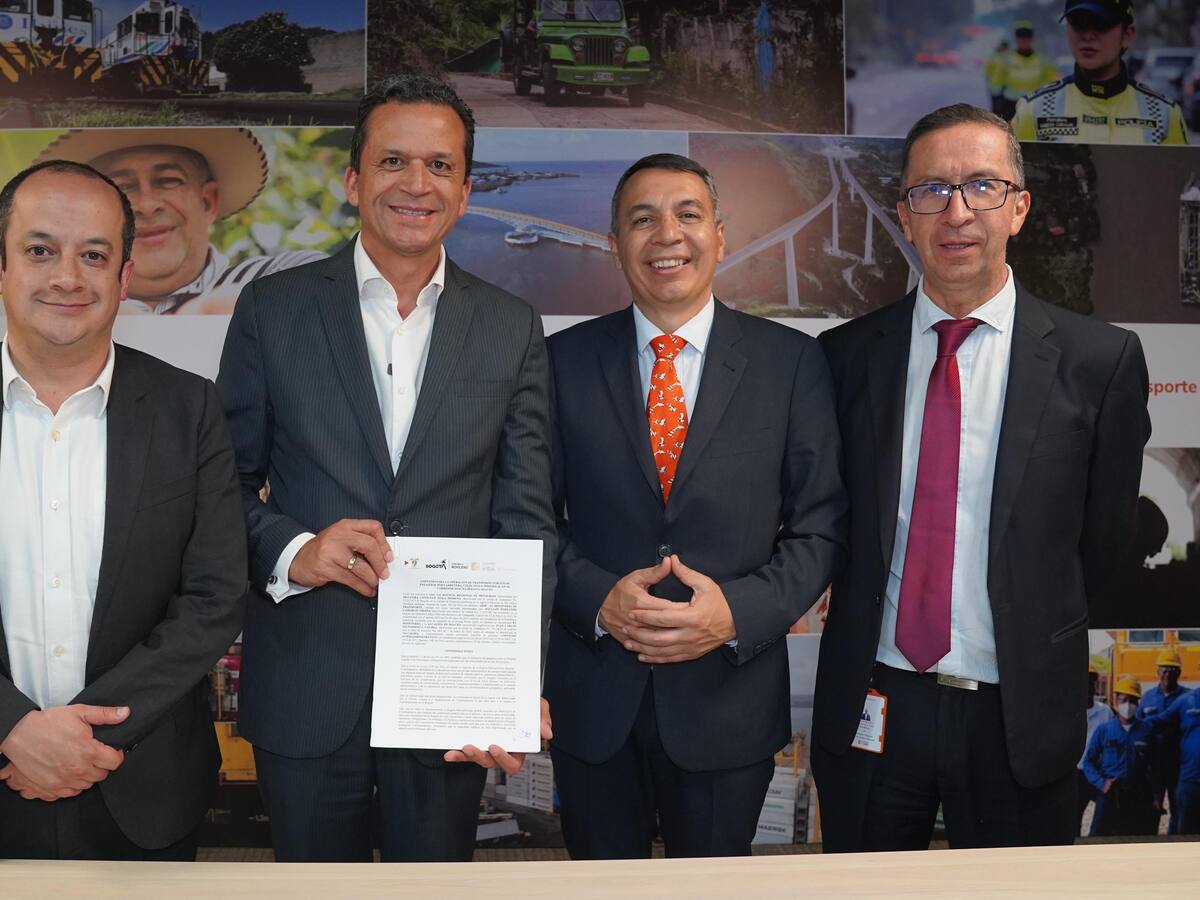 Anuncian convenio para la operación de transporte intermunicipal entre Bogotá y Soacha