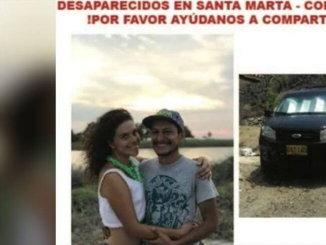Reportan desaparición de una pareja en la vía Santa Marta-Palomino. Foto: Cortesía