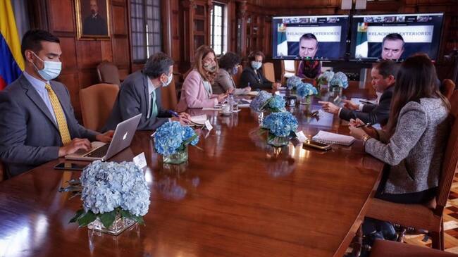 Canciller pide ayuda de EE.UU. y Canadá para vacunar a migrantes que atraviesan el continente. Foto: Cortesía Cancillería