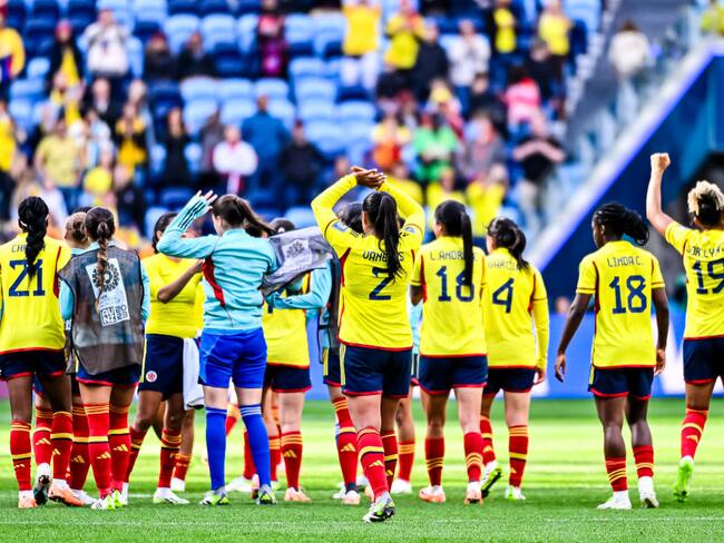 Selección Colombia femenina en el Mundial de Australia y Nueva Zelanda. Foto: Patricia Pérez Ferraro/Eurasia Sport Images/Getty Images.
