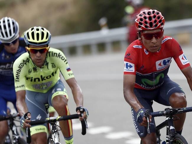 Pelotón de la Vuelta a España. Foto: Agencia EFE