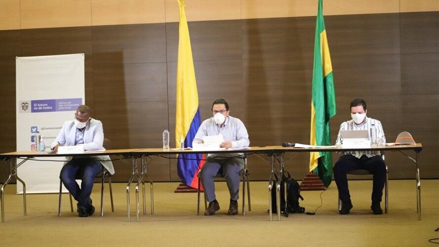 El Alto Comisionado para la Paz dijo que en Cauca existen cinco estructuras de las disidencias de las Farc y cuatro del Eln. Foto: Gobernación del Cauca