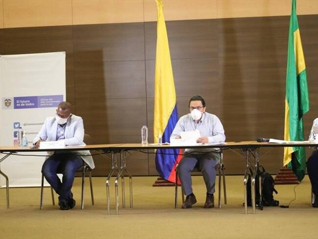 El Alto Comisionado para la Paz dijo que en Cauca existen cinco estructuras de las disidencias de las Farc y cuatro del Eln. Foto: Gobernación del Cauca