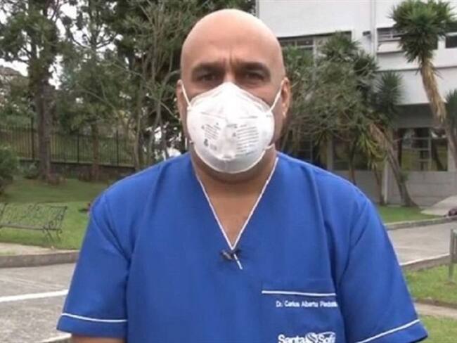 Gerente del Hospital Santa Sofía de Manizales, Carlos Alberto Piedrahíta. Foto: