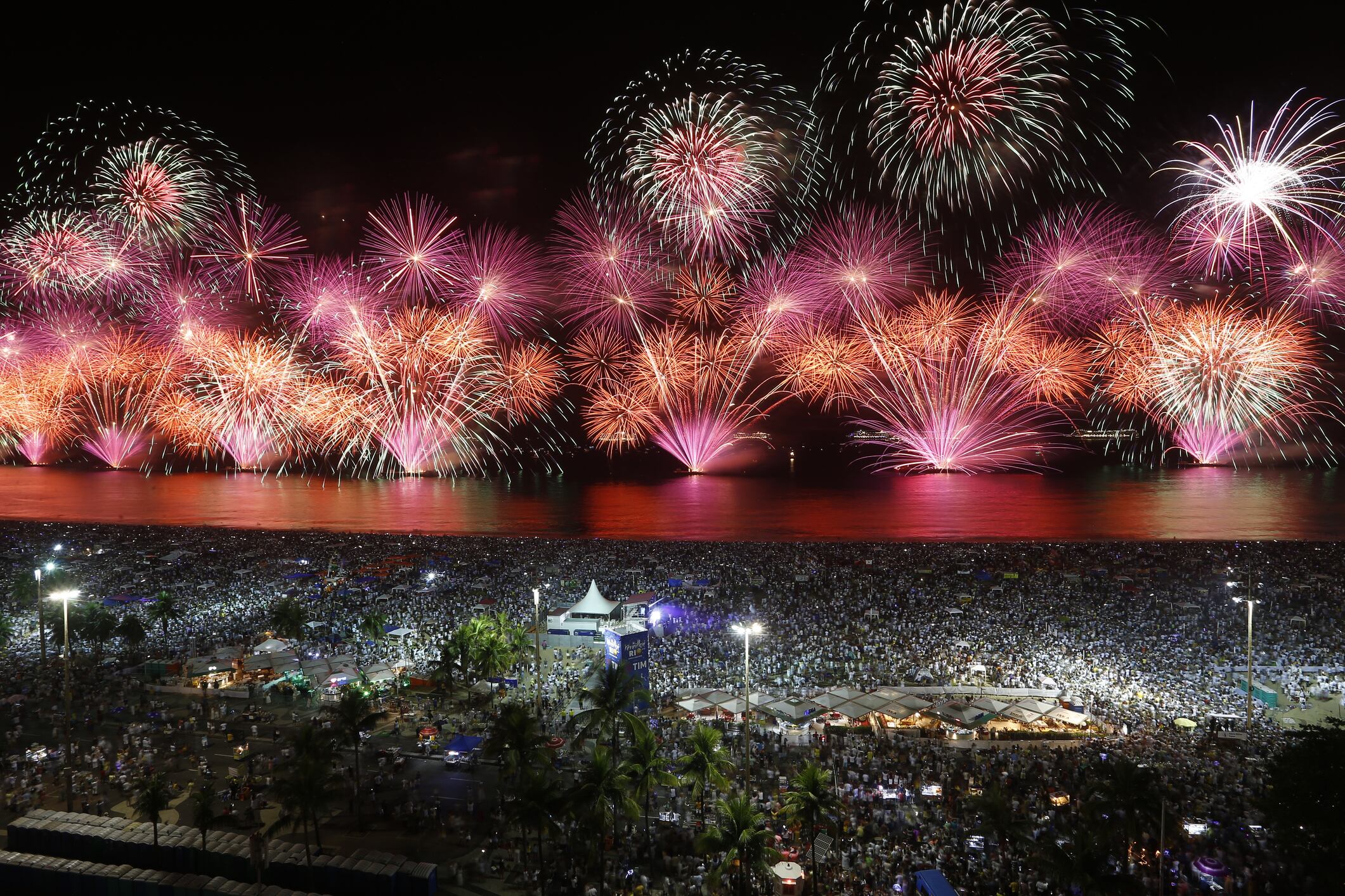 Rio de Janeiro Rings In The New Year with fireworks. Foto: Getty Images