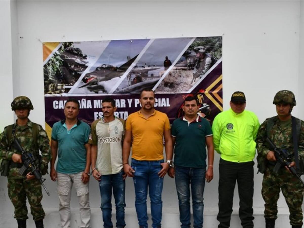 Capturados cuatro presuntos integrantes de 'Los Pelusos' en Norte de Santander