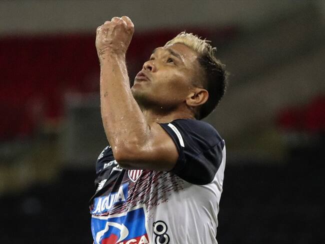 Teo Gutiérrez bromeó con jugar en Boca Juniors. Foto: SERGIO MORAES/AFP via Getty Images