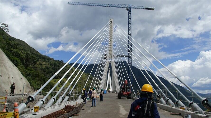 Resultados de las pruebas practicadas al puente Hisgaura se deberían conocer esta semana. Foto: Colprensa