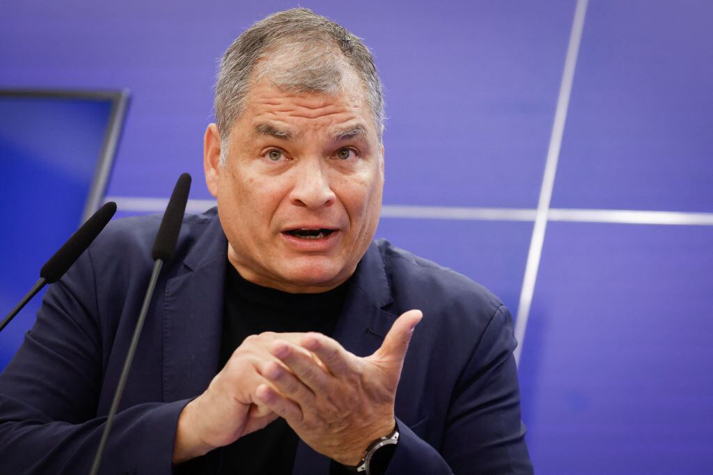 Rafael Correa. I Foto: KENZO TRIBOUILLARD/AFP via Getty Images.