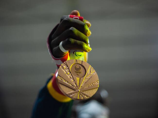 Imagen de referencia de medalla. Foto: Getty Images.