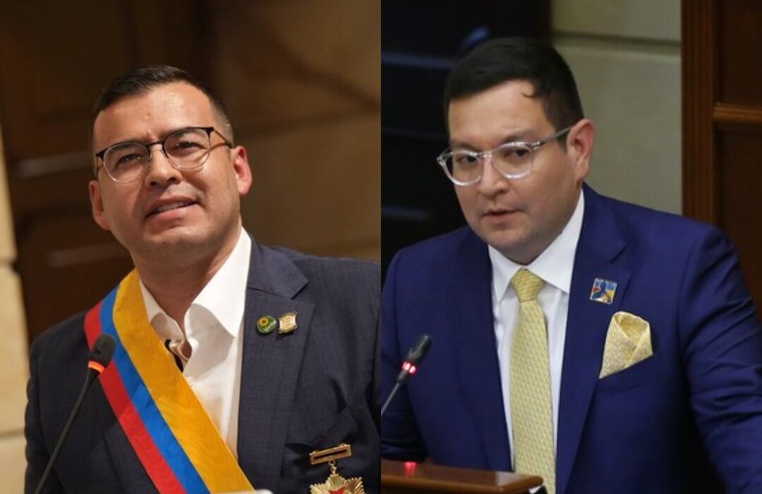 Jaime Raúl Salamanca y Óscar Villamizar. Foto: Colprensa.