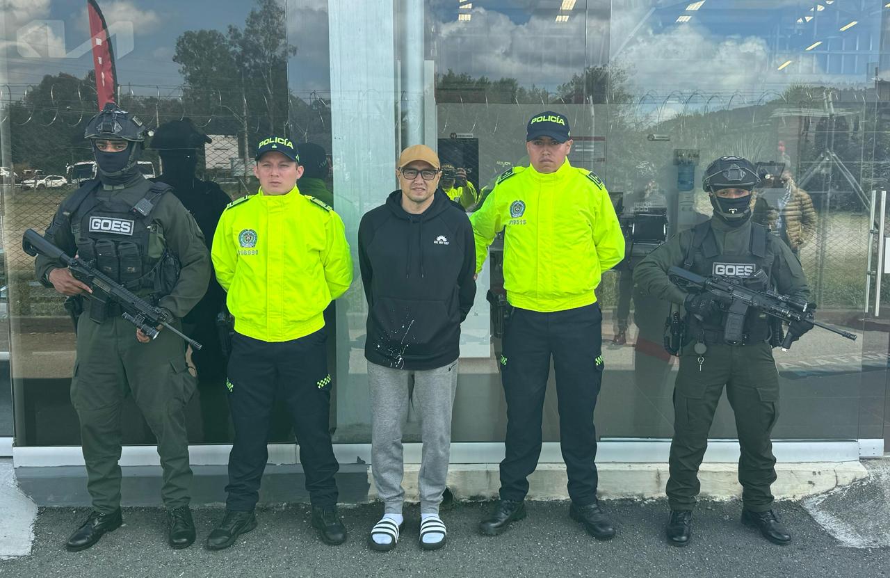 Capturan en Antioquia a proveedor de cocaína del ‘Pablo Escobar’ sueco. Foto: Suministrada.