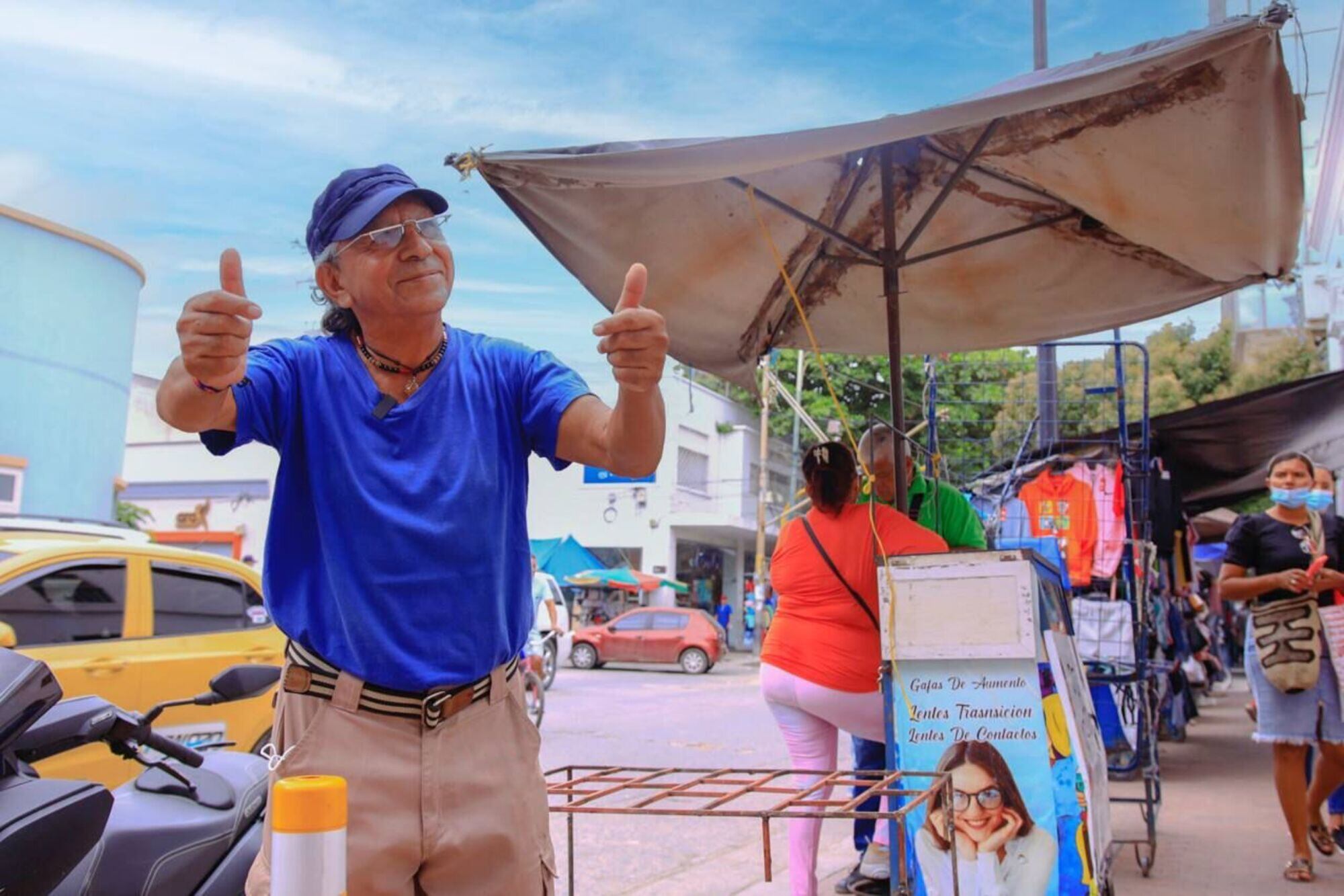 Vendedor ambulante de Santa Marta/ Archivo Alcaldía de Santa Marta