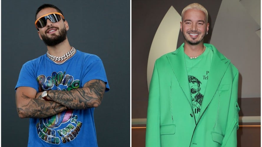 Maluma y J Balvin . Foto: Getty Images