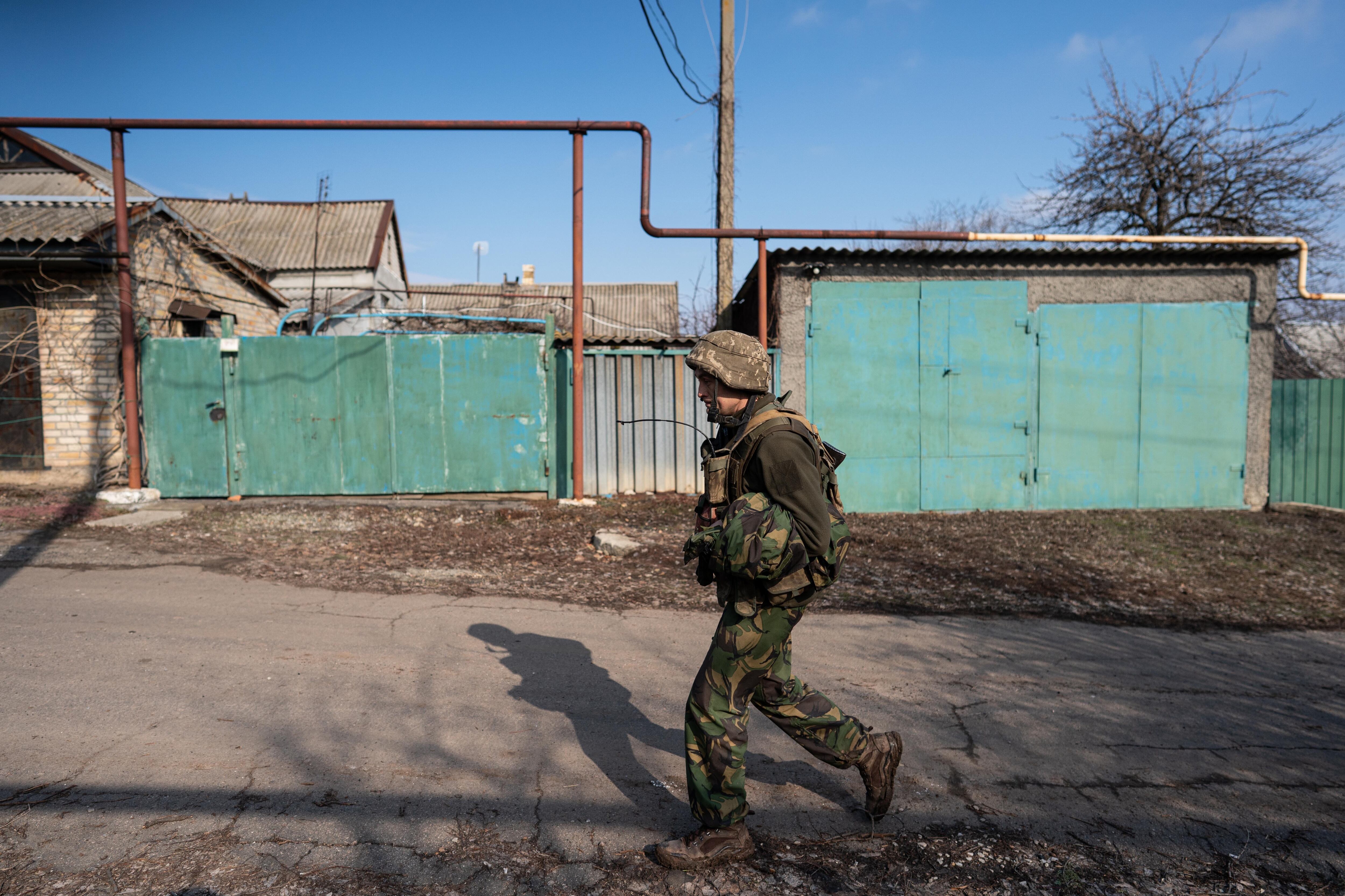 Foto de referencia de las fuerzas militares de Ucrania. (Photo by Wolfgang Schwan/Anadolu Agency via Getty Images)