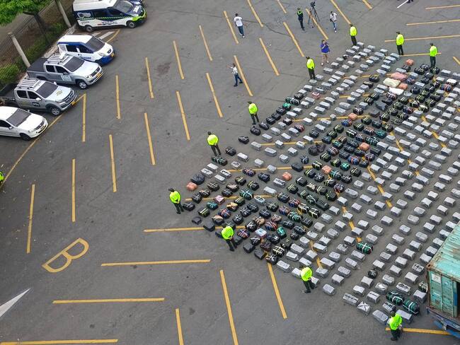 Las autoridades presumen que el estupefaciente provino del departamento del Cauca. Foto: Policía.