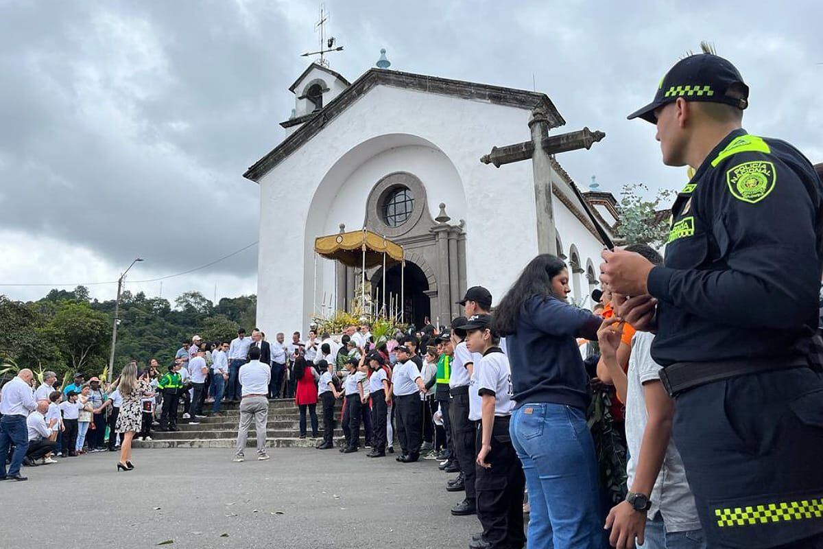 La Fuerza Pública está presente en todas las actividades que se realizan en Popayán. Crédito: Policía Popayán.