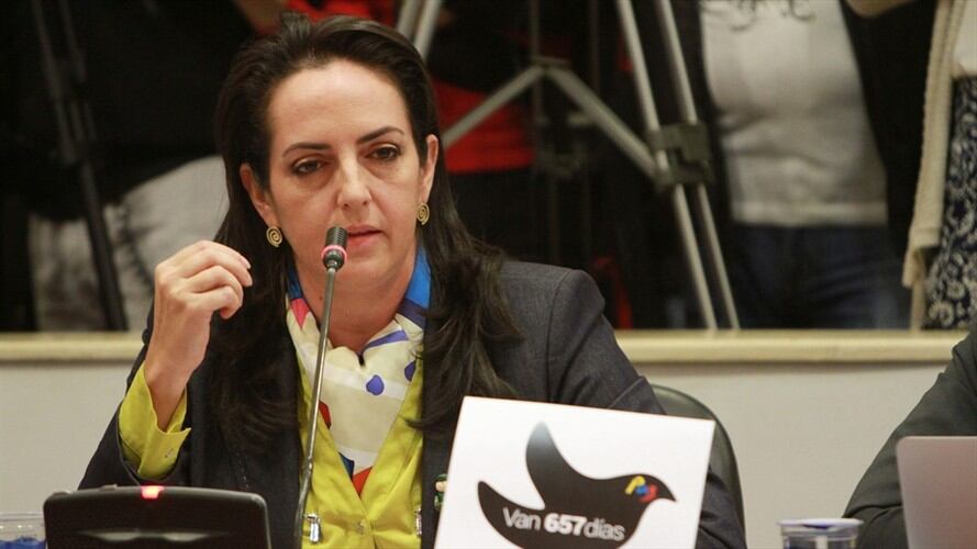 Senadora de la República María Fernanda Cabal. Foto: Colprensa/Germán Enciso