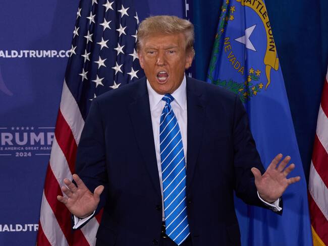 Expresidente de Estados Unidos Donald Trump. EFE/EPA/ALLISON DINNER