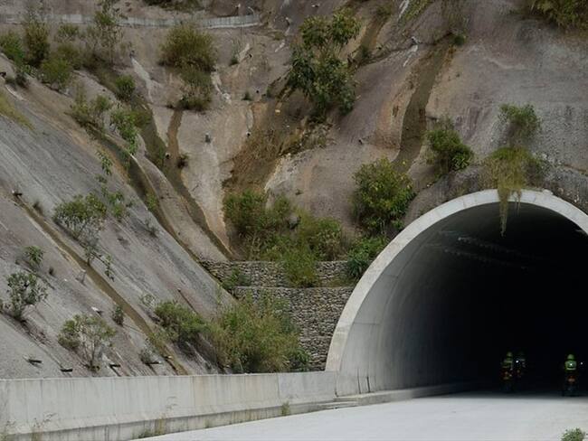Invías siguen tomando medidas en le túnel de la Línea para evitar contagios de COVID-19. Foto: Colprensa