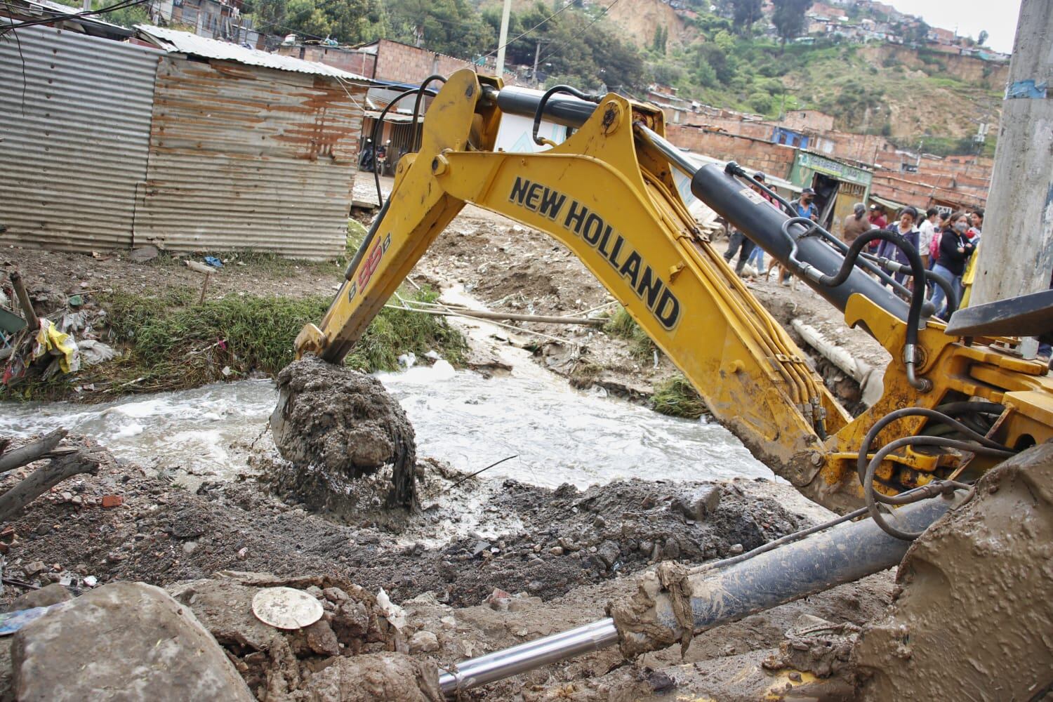 Emergencia ambiental en Soacha por espuma. Foto: Alcaldía de Soacha