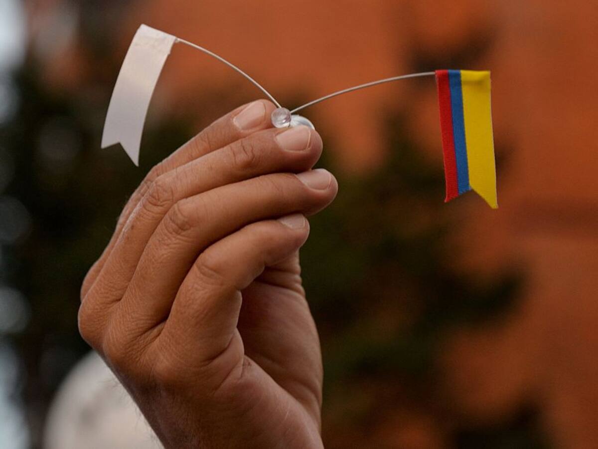 Opositores al Gobierno de Gustavo Petro se movilizan en Bogotá contra las reformas