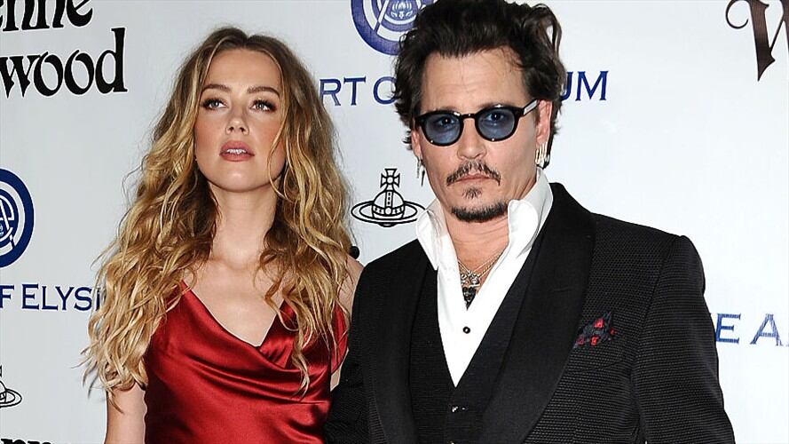 Johnny Depp y Amber Heard. Foto: Getty Images