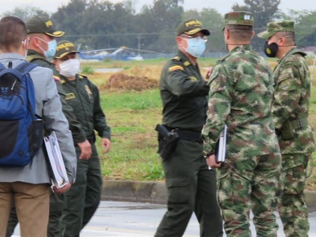 A Popayán fue enviada una comisión del Gobierno Nacional para evaluar lo sucedido . Foto: Policía Nacional