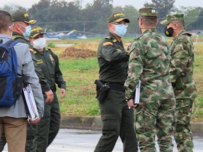 A Popayán fue enviada una comisión del Gobierno Nacional para evaluar lo sucedido . Foto: Policía Nacional