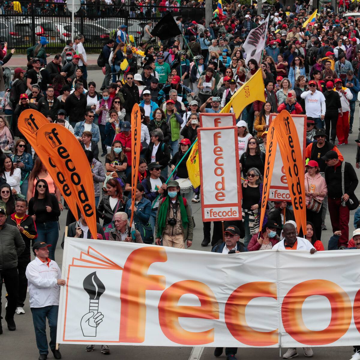 🔴 Cómo van las marchas de Fecode hoy 23 de octubre en Colombia: siga el minuto a minuto