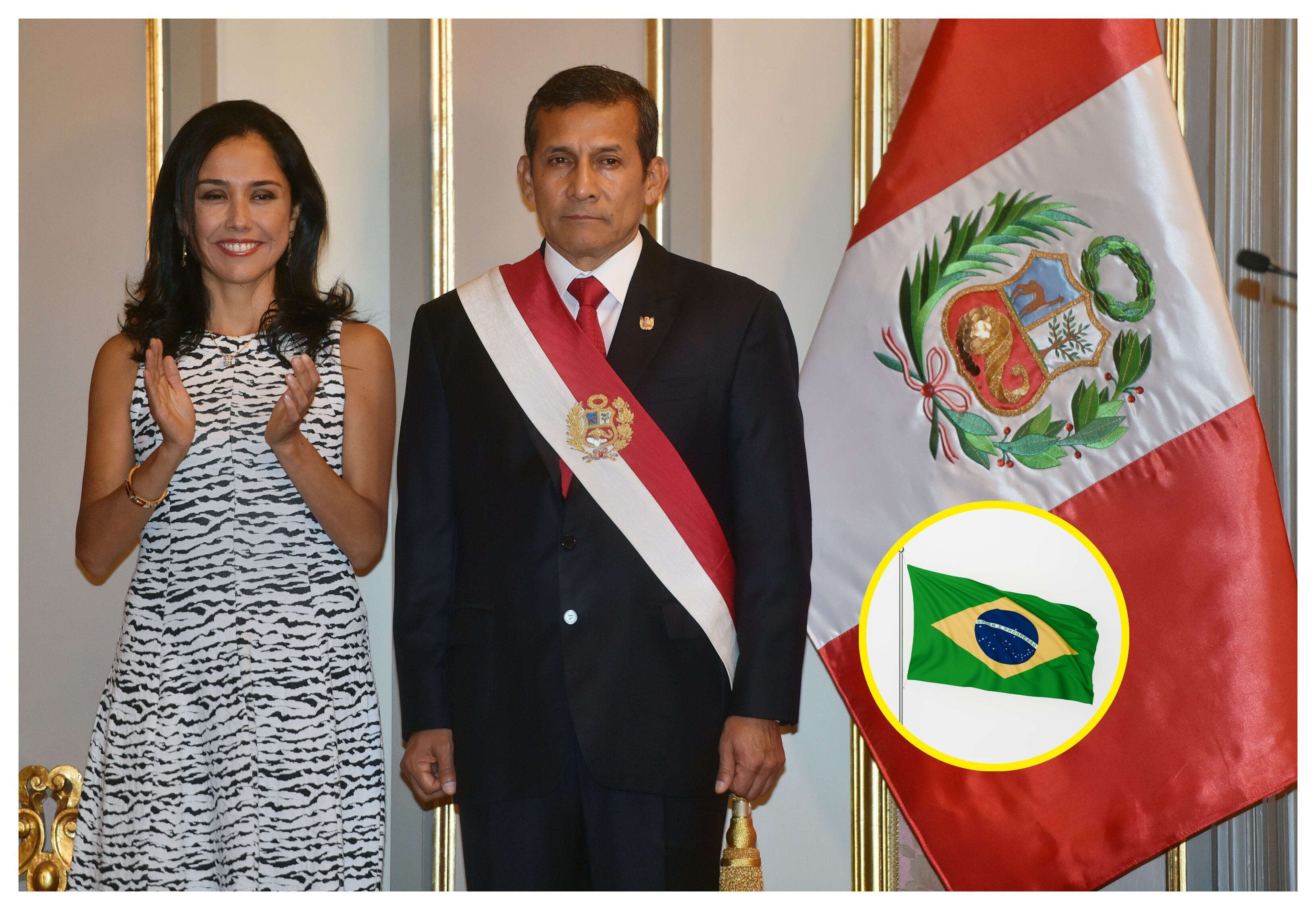 Nadine Heredia y Ollanta Humala. Foto: CRIS BOURONCLE/AFP/ Wong Yu Liang via Getty Images.