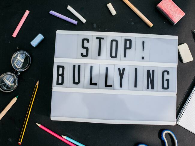 stop bullying menssage concept