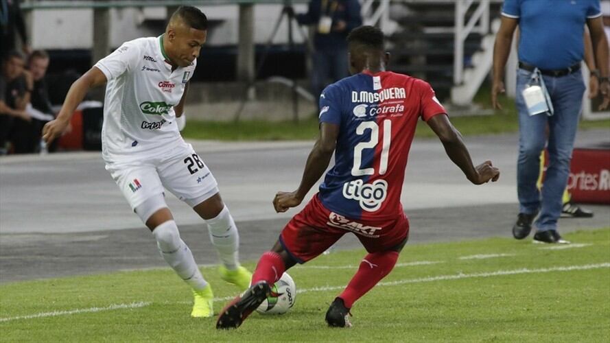 Medellín logró empatar a Once Caldas . Foto: Colprensa